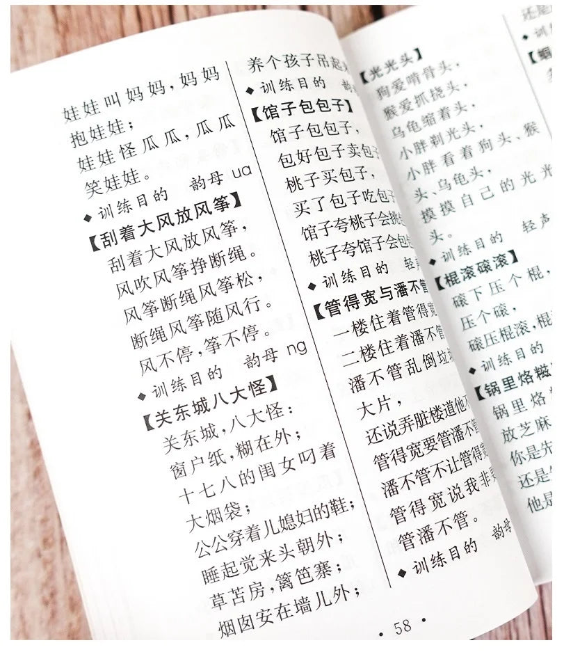 800 Chinese Tongue Twisters Dictionary China Secondary And Elementary School Teaching Assistant Student Learning Coaching Book