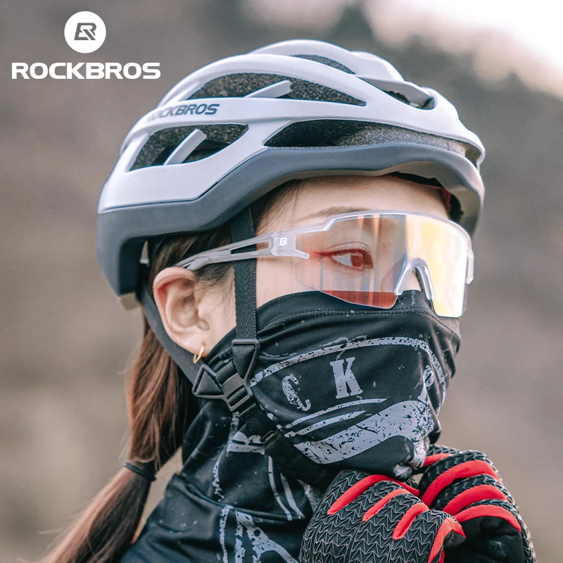 Okulary rowerowe ROCKBROS Okulary rowerowe z soczewkami fotochromowymi i polaryzacyjnymi Okulary przeciwsłoneczne z ochroną UV400 Okulary przeciwsłoneczne MTB Road Gogle rowerowe