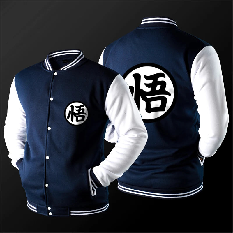 Anime  Cosplay Baseball Jacket Coat College Casual Sweatshirt Jacket man