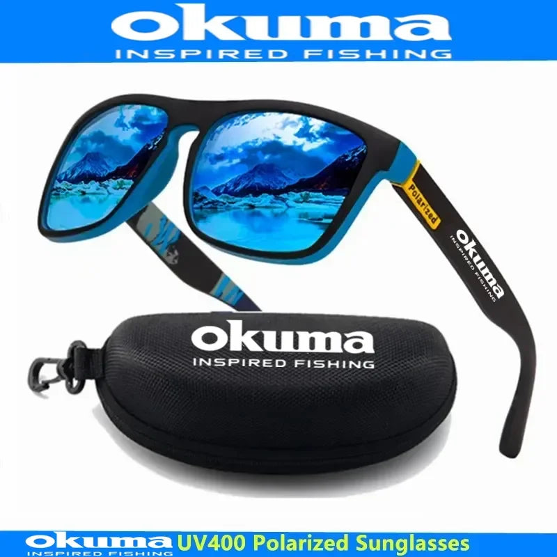 Eco friendlyOkuma polarized sunglasses UV400 for men and women outdoor hunting, fishing, driving bicycles, sunglasses optional box