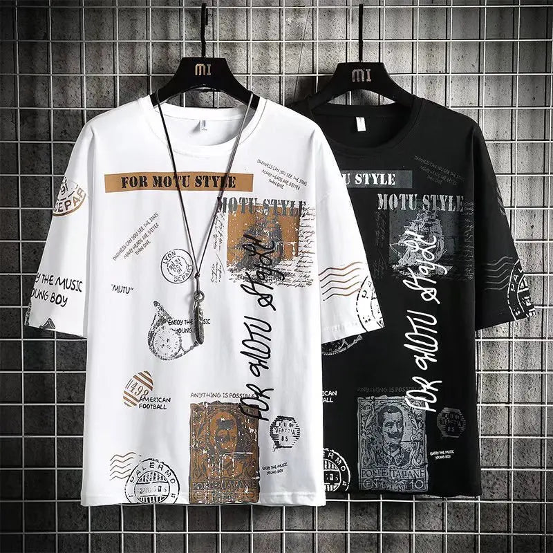 shirts gothic fashion harajuku graphic print 