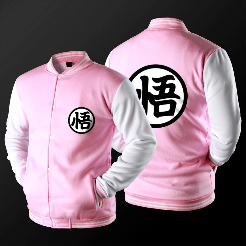 Anime  Cosplay Baseball Jacket Coat College Casual Sweatshirt Jacket man