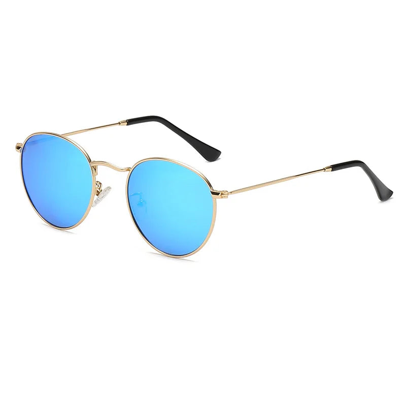 Eco friendlySHAUNA Classic Women Round Polarized Sunglasses Retro Men Ocean Film Glasses UV400