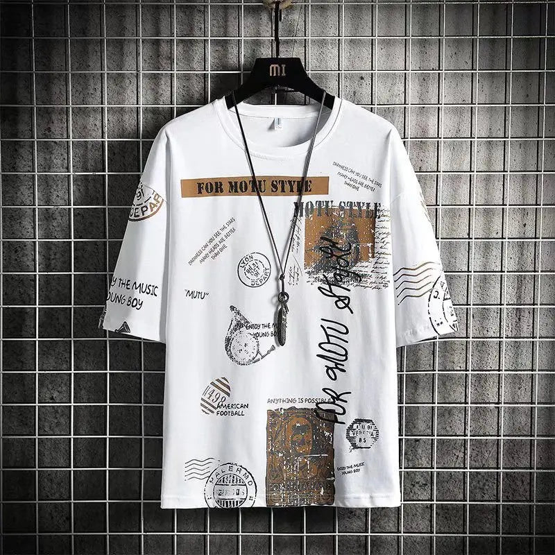 shirts gothic fashion harajuku graphic print 