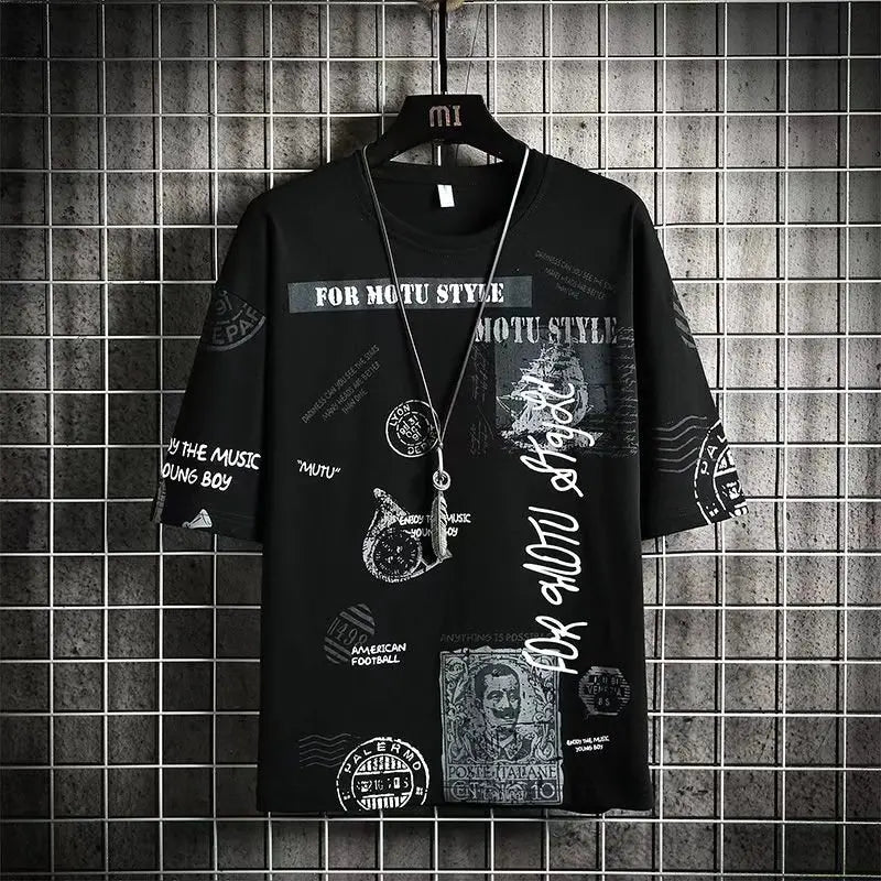 shirts gothic fashion harajuku graphic print