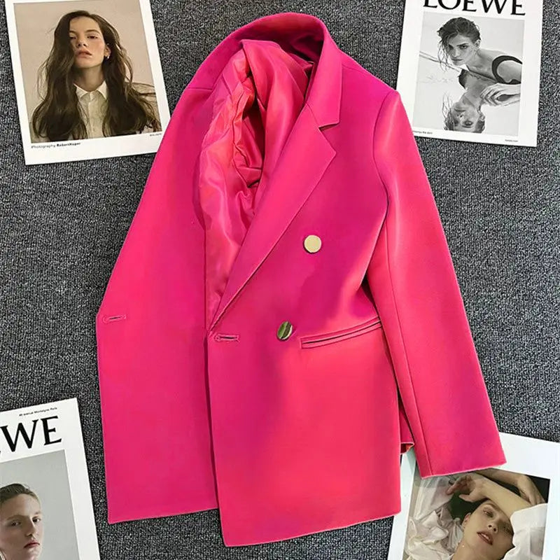 2024 Spring Autumn New Women's Jacket Chic Elegant Casual Sports Female Suit Coat Korean Fashion Jacket Women Blazers Outerwear