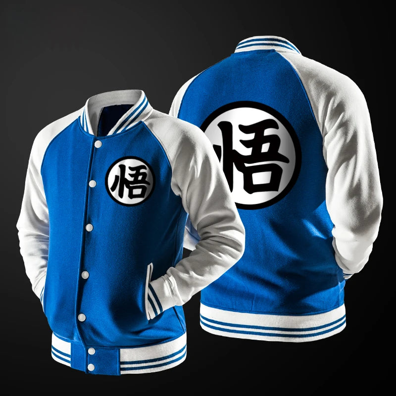 Anime  Cosplay Baseball Jacket Coat College Casual Sweatshirt Jacket man