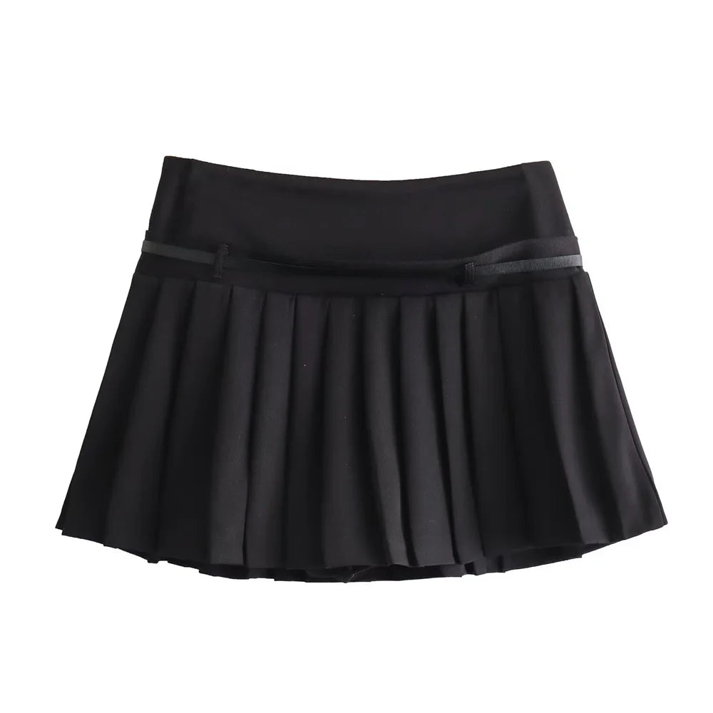 2024ZAR * Spring/Summer Hot Selling New Women's Two Color Classic Versatile Style Wide pleated Pant Skirt