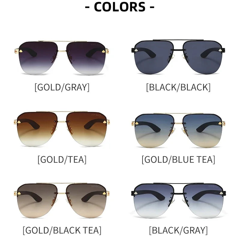 Eco friendlyNew Maybach Men's Sunglasses Driving Leisure Sunglasses Driving Polarized Sunglasses 23188#