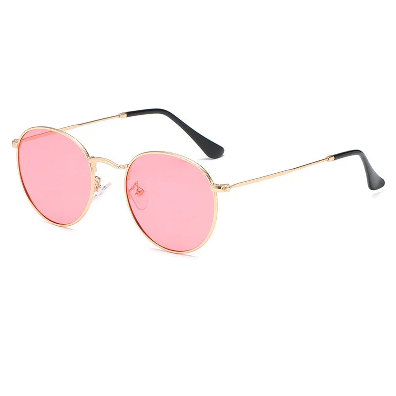 Eco friendlySHAUNA Classic Women Round Polarized Sunglasses Retro Men Ocean Film Glasses UV400