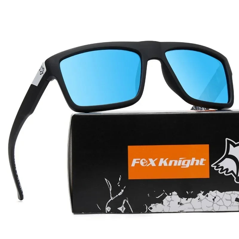 Nowe kwadratowe okulary przeciwsłoneczne Fox Knight Brand dla kobiet i mężczyzn Wysokiej jakości okulary do jazdy na zewnątrz, wędkowania, okulary przeciwsłoneczne, okulary przeciwsłoneczne retro, okulary przeciwsłoneczne UV400