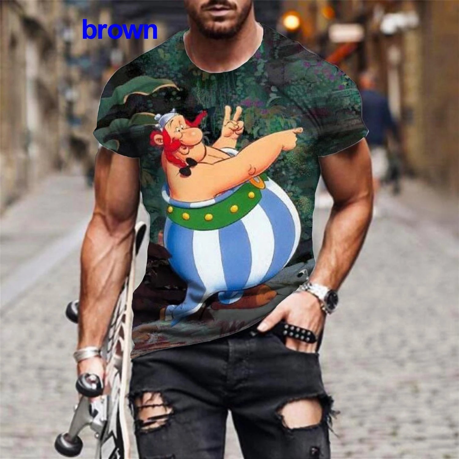 Hot Sale Summer New Cartoon Graphic 3D Printed T-Shirt Fashion Men's/women's Casual Short Sleeve T-Shirt Plus Size 100-6XL